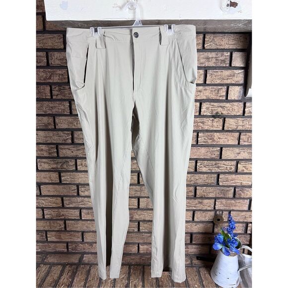 Ascend Explorer‎ Men's Khaki Outdoor Camping Hiking Pants Size 36x32 Anti Slip - Picture 1 of 10